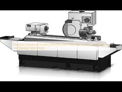 Precision Cylindrical Grinding Machine with 60kg Top Center Load Capacity and Variable Table Angle
