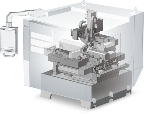 Hotman Four Axis Segment Step Down Grinding Machine Precision Grinding Machine